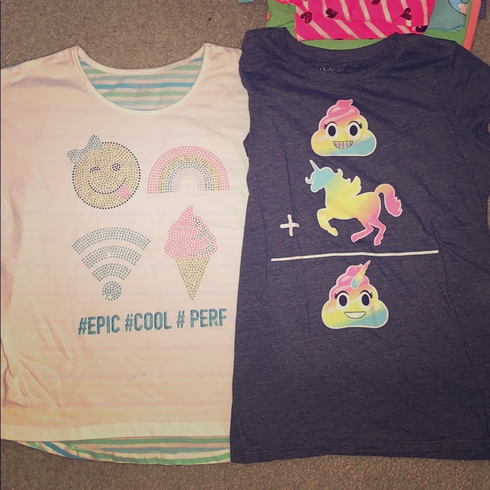 Two emoji shirts//bundle